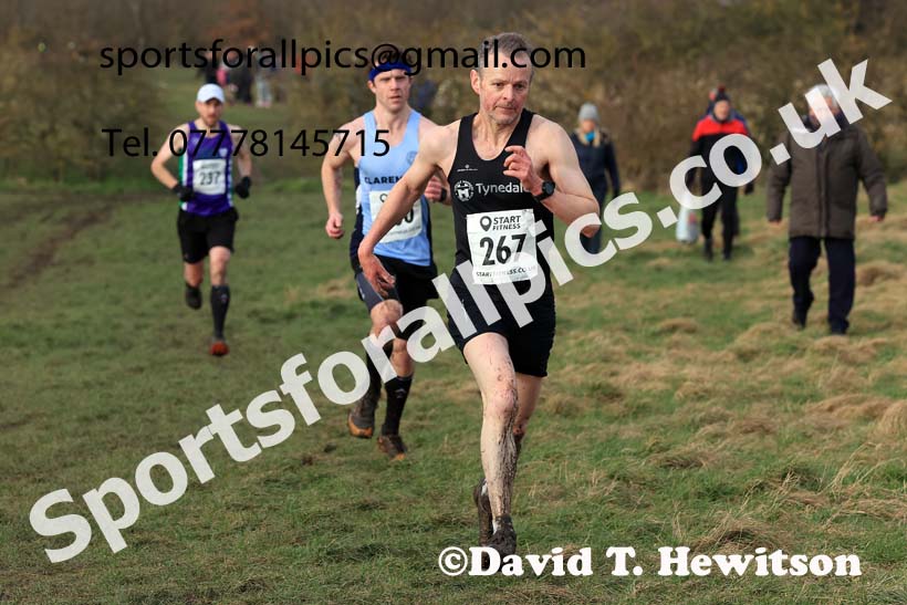 Mens 35 to 64, 2024 NEMAA Cross Country Champs., Wallsend. Photo: David T. Hewitson/Sports for All Pics